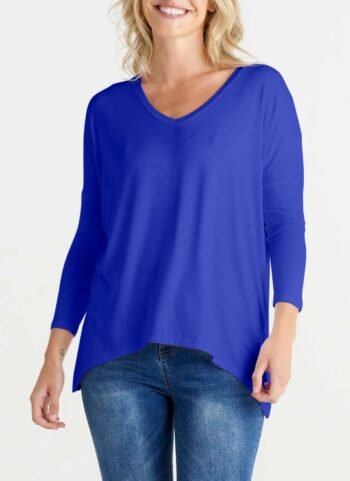Geneva Tee by Betty Basics - Vivid Blue