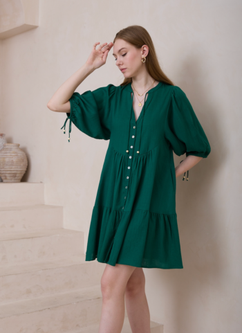 Jayla Dress - Dark Green
